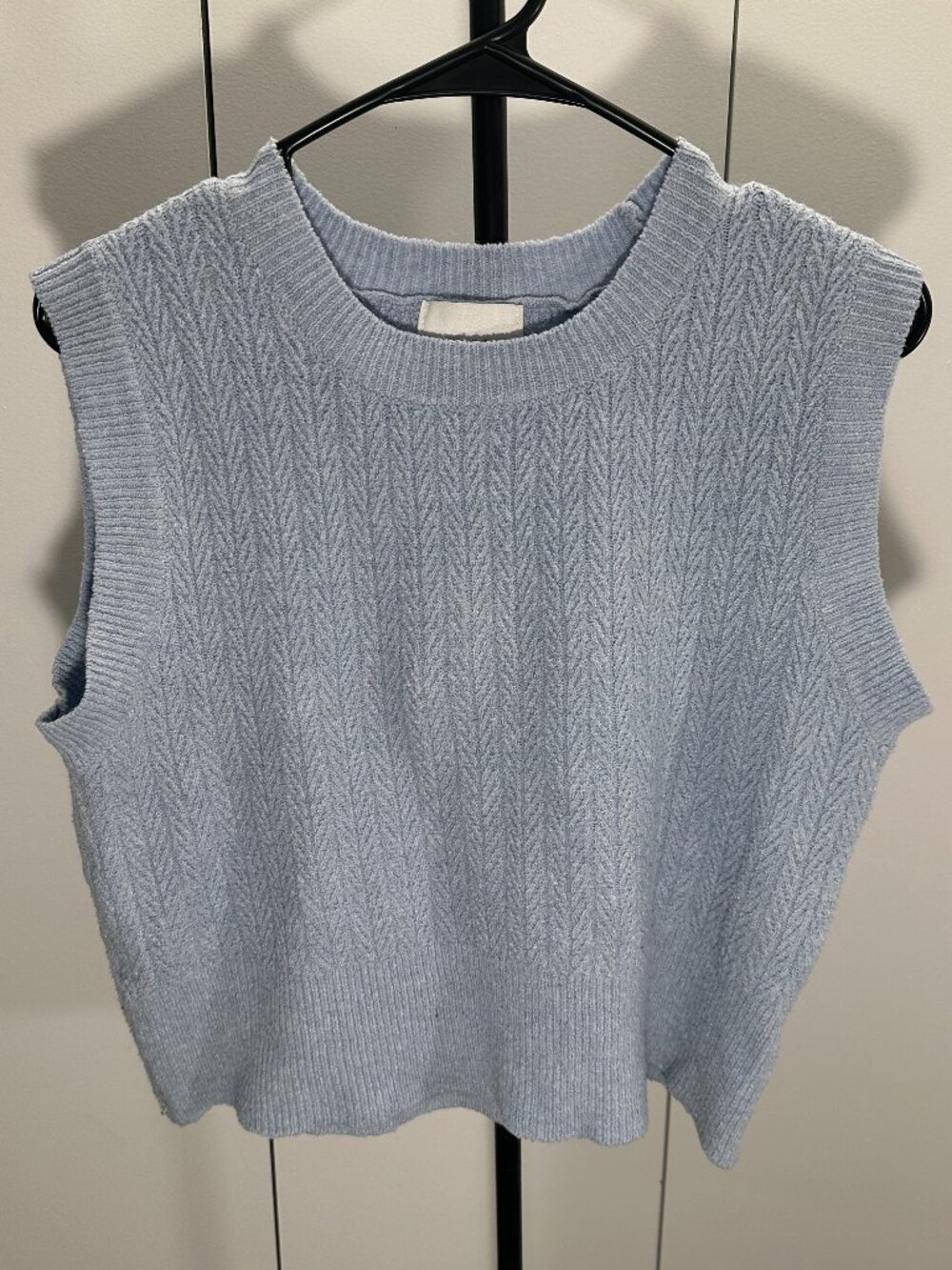 Baby Blue Sweater Vest from Pink Rose